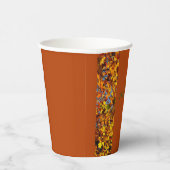 Mahonie verlaat Thanksgiving Friendsgiving Papieren Bekers (Rechts)