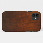 Mahoniehoutstructuur Case-Mate iPhone Case (Achterkant (horizontaal))