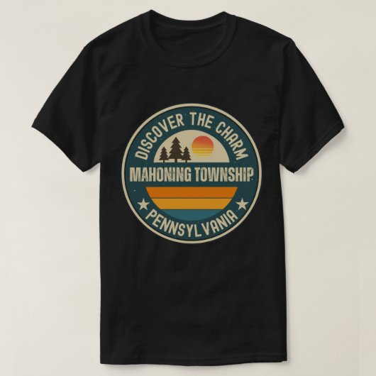Mahoning township, Pennsylvania T-shirt (Design voorkant)
