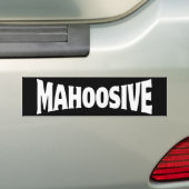 MAHOOSIEF BUMPERSTICKER (Op auto)