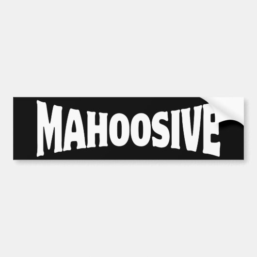 MAHOOSIEF BUMPERSTICKER (Voorkant)