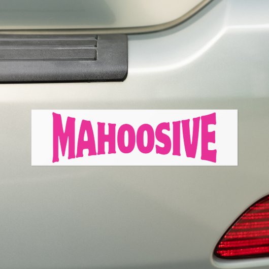 MAHOOSIEF BUMPERSTICKER (Op auto)