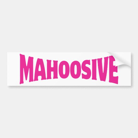 MAHOOSIEF BUMPERSTICKER (Voorkant)