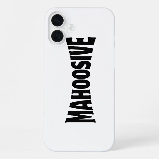 MAHOOSIEF iPhone HOESJE (Achterkant)