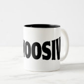 MAHOOSIEF TWEEKLEURIGE KOFFIEMOK (Voorkant rechts)