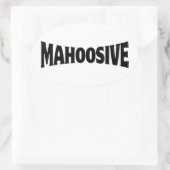 MAHOOSIVE OVALE STICKER (Tas)