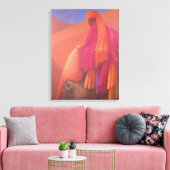 Mahout en Elephant Canvas Afdruk (Insitu (Woonkamer))