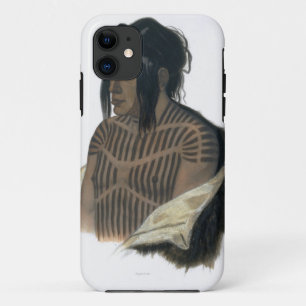 Mahsette-Kuiuab, hoofd van de Rode Indiërs, bord iPhone 11 Hoesje