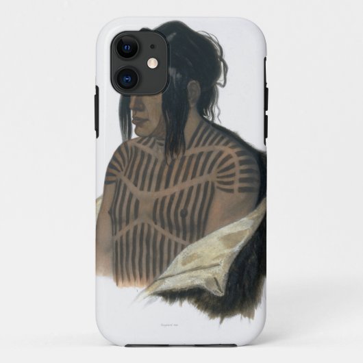 Mahsette-Kuiuab, hoofd van de Rode Indiërs, bord Case-Mate iPhone Case (Achterkant)