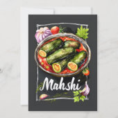 Mahshi Extravaganza محشيكسوا ب ا ذ ن ج ا ن Kaart (Voorkant)