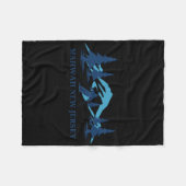 Mahwah New Jersey Ski Resort Skiër Fleece Deken (Voorkant (Horizontaal))