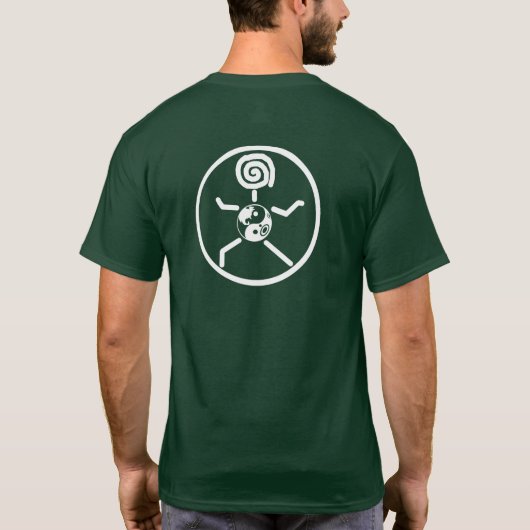 MAI Tai Chi Guy Wit Printen T-shirt (Achterkant)