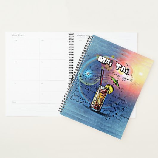 Mai Tai Cocktail (#4 van de Reeksen van de Ontvang Planner (Display)
