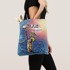 Mai Tai Cocktail (#4 van de Reeksen van de Ontvang Tote Bag