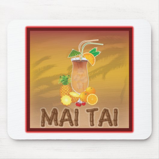 Mai Tai Cocktail Muismat (Voorkant)