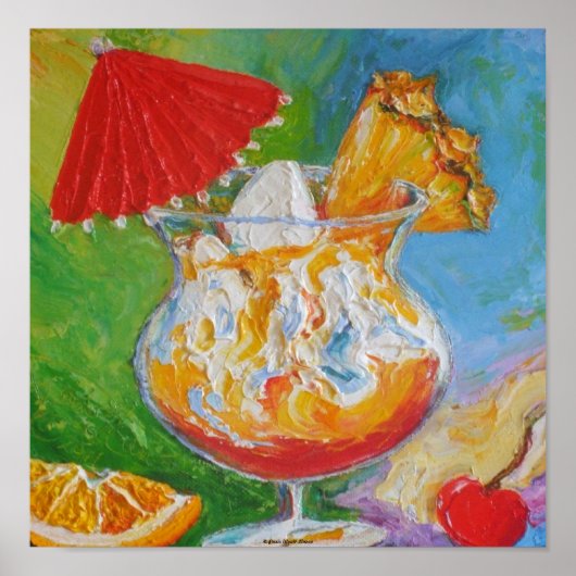 Mai Tai Fine Art Poster (Voorkant)