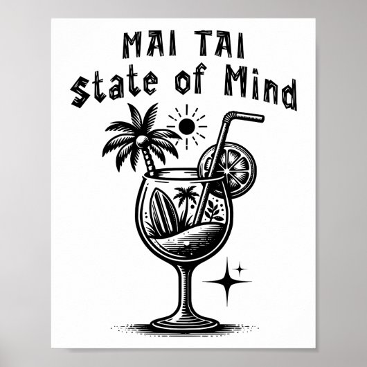 Mai Tai Gemoedstoestand Poster (Voorkant)