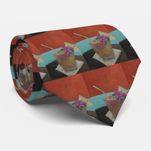 "Mai Tai" Stropdas (Opgerold)