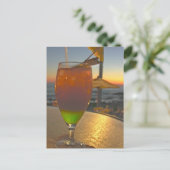 Mai Tai Sunset Briefkaart (Staand voorkant)