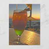Mai Tai Sunset Briefkaart (Voorkant)