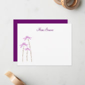 Maia Custom Bedankt Notitiekaartje (Voorkant / Achterkant in situ)