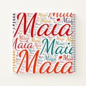 Maia Notitieboek (Achterkant)