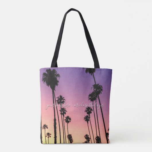 MAIAMI SUNSET TOTE BAG (Achterkant)