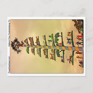 Maibaum Tree, Fredericksburg, TX Briefkaart