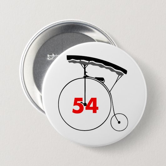 Maid 54 ronde button 7,6 cm (Voorkant /achterkant)