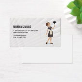 Maid Cleaner met Duster Visitekaartje (Bureau)