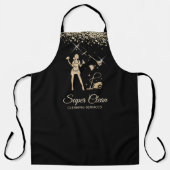 Maid Cleaning House Cleaning Services Glitter Gold Schort (Voorkant)