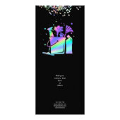 Maid Cleaning House Holographic Price List Ca Reclamekaart (Achterkant)