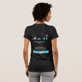 Maid Cleaning House Holographic Sparking Business T-shirt (Achterkant volledig)