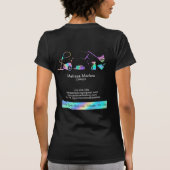 Maid Cleaning House Holographic Sparking Business T-shirt (Achterkant)