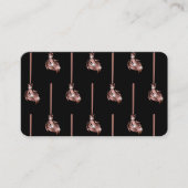 Maid Cleaning House Mousserend roos Gold Business  Visitekaartje (Voorkant)