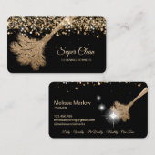 Maid Cleaning House Mousserend roos gold Visitekaartje (Voorkant / Achterkant)