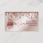 Maid Cleaning House Mousserend roos gold Visitekaartje (Voorkant)