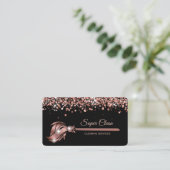 Maid Cleaning House Mousserend roos gold Visitekaartje (Staand voorkant)