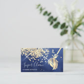 Maid Cleaning House Mousserend Visitekaartje (Staand voorkant)