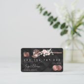 Maid Cleaning House Mousserende creditcard Visitekaartje (Staand voorkant)