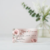 Maid Cleaning House Mousserende creditcard Visitekaartje (Staand voorkant)