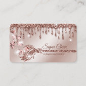 Maid Cleaning House Mousserende gouddiamanten van  Visitekaartje (Voorkant)