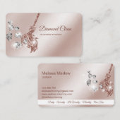 Maid Cleaning House Mousserende gouddiamanten van  Visitekaartje (Voorkant / Achterkant)