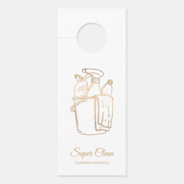 Maid Cleaning House Professional Cleaning Services Deurhanger