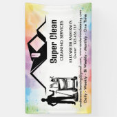 Maid Cleaning House Professional Cleaning Services Spandoek (Verticaal)