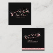 Maid Cleaning House Professional Cleaning Services Vierkante Visitekaartje (Voorkant / Achterkant)