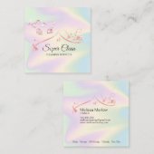 Maid Cleaning House Professional Cleaning Services Vierkante Visitekaartje (Voorkant / Achterkant)