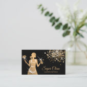 Maid Cleaning House Professional Cleaning Services Visitekaartje (Staand voorkant)