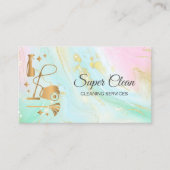 Maid Cleaning House Professional Cleaning Services Visitekaartje (Voorkant)