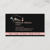 Maid Cleaning House Professional Cleaning Services Visitekaartje (Achterkant)
